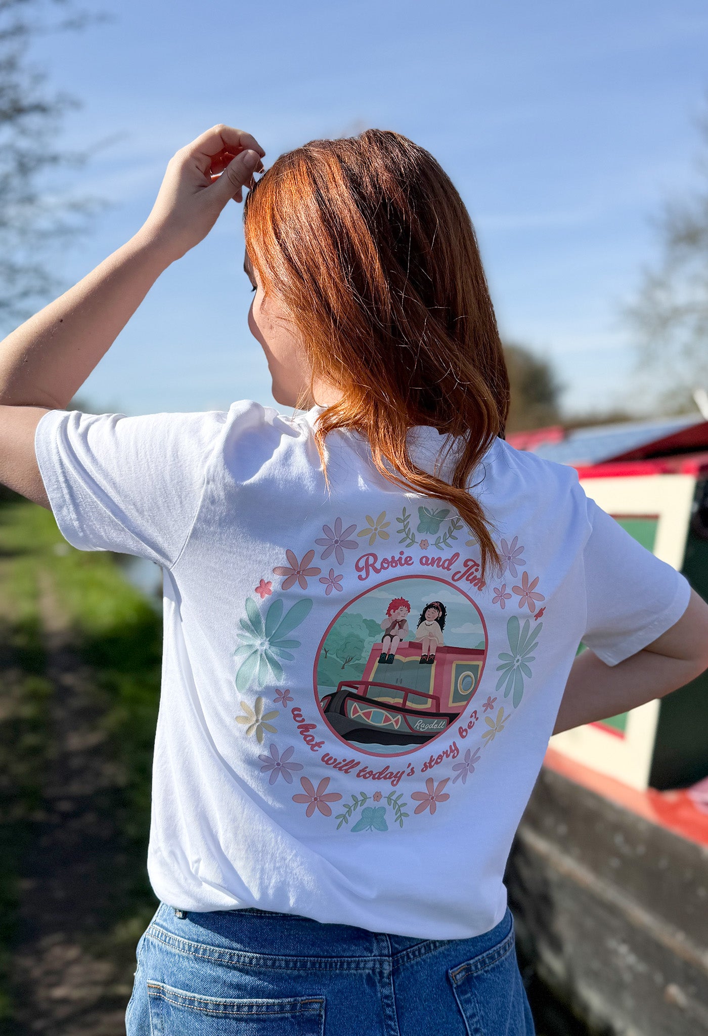 Rosie & Jim Inspired Organic Cotton T-Shirt - 90s Throwback Design