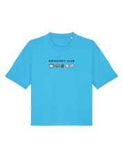 Breakfast Club Embroidered Boxy Organic Cotton Tee