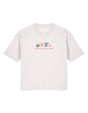 Angus and Thongs Embroidered Boxy Organic Cotton Tee