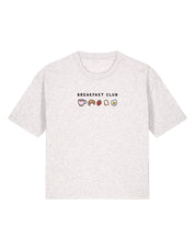 Breakfast Club Embroidered Boxy Organic Cotton Tee