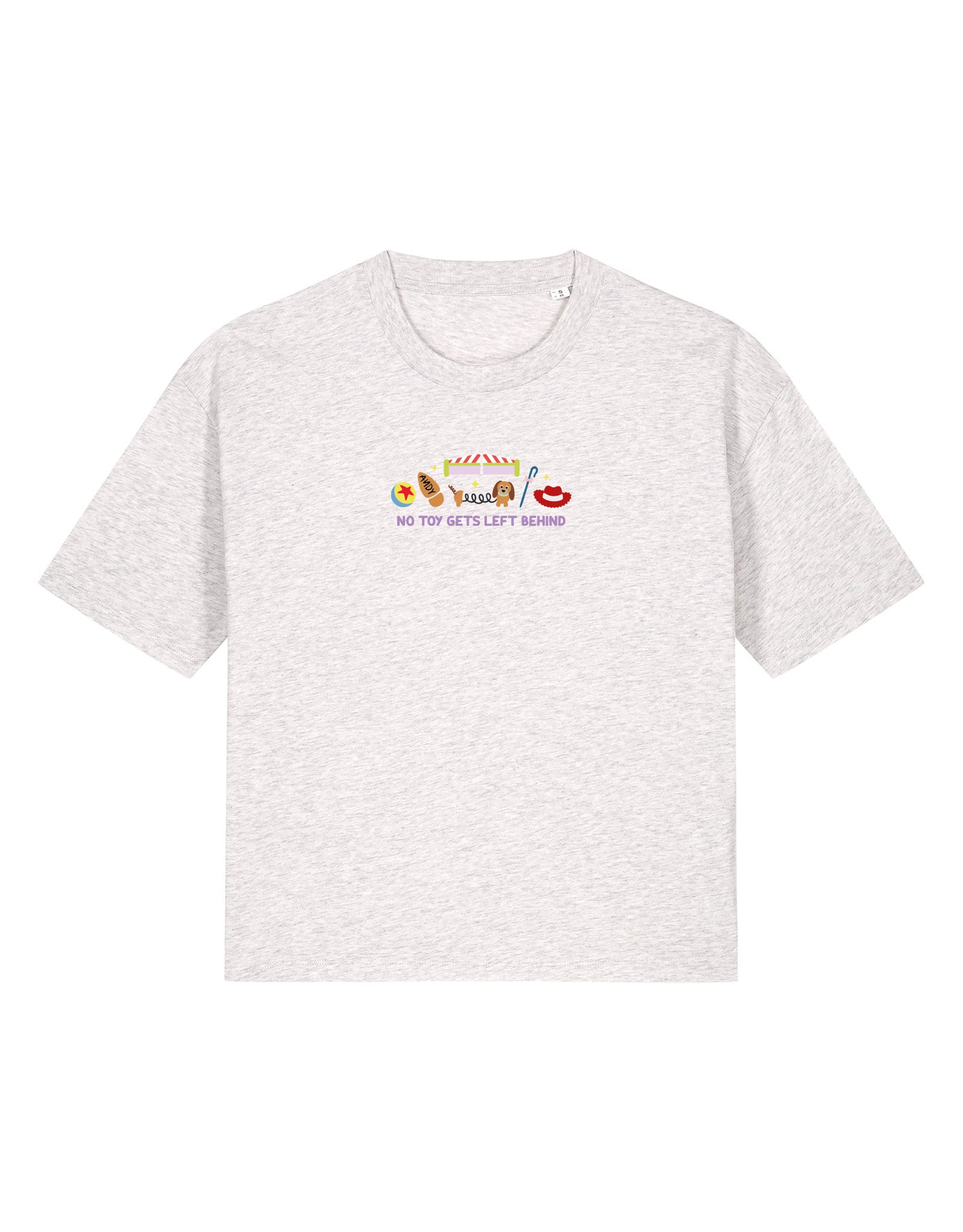 Toys Embroidered Boxy Organic Cotton Tee
