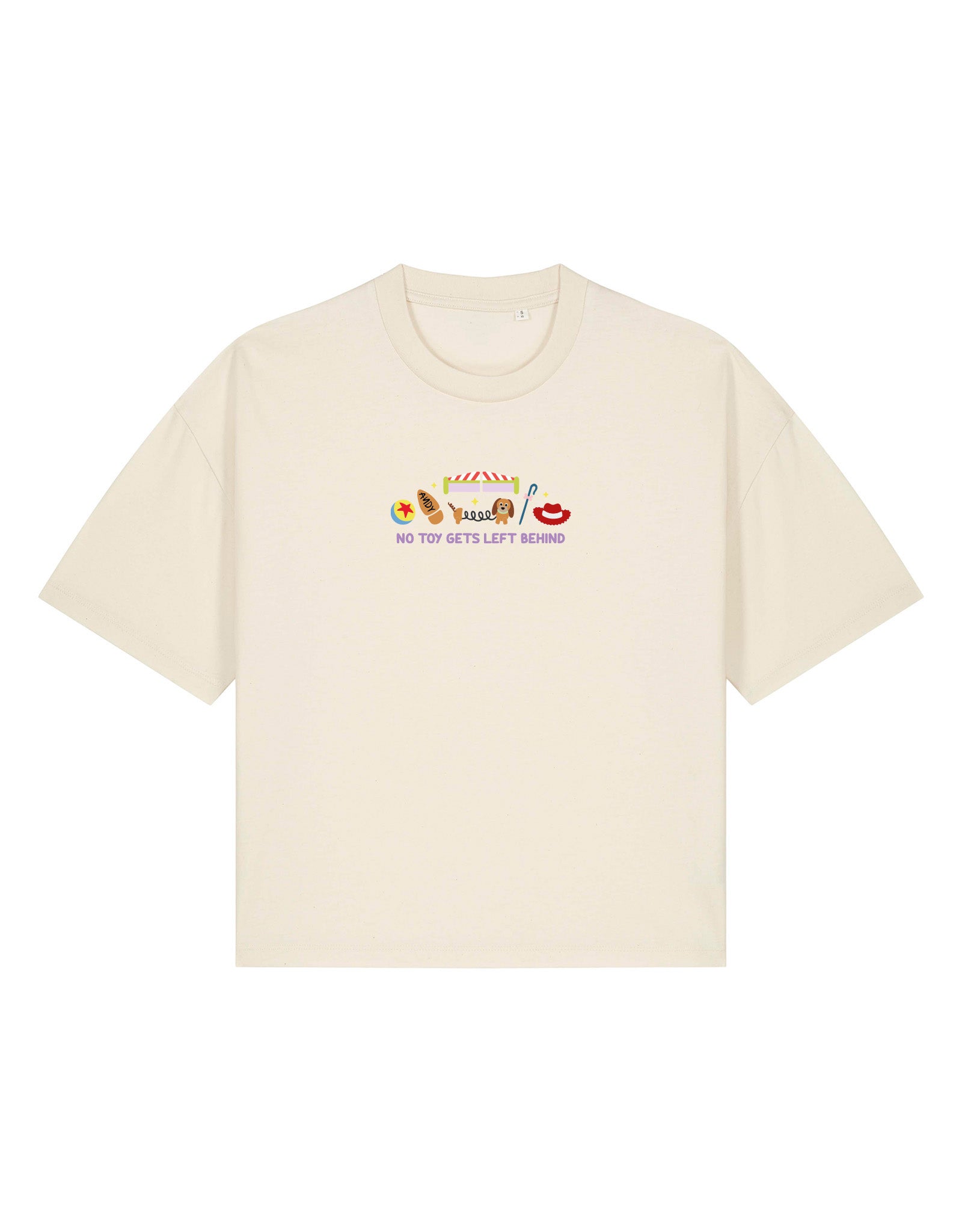 Toys Embroidered Boxy Organic Cotton Tee