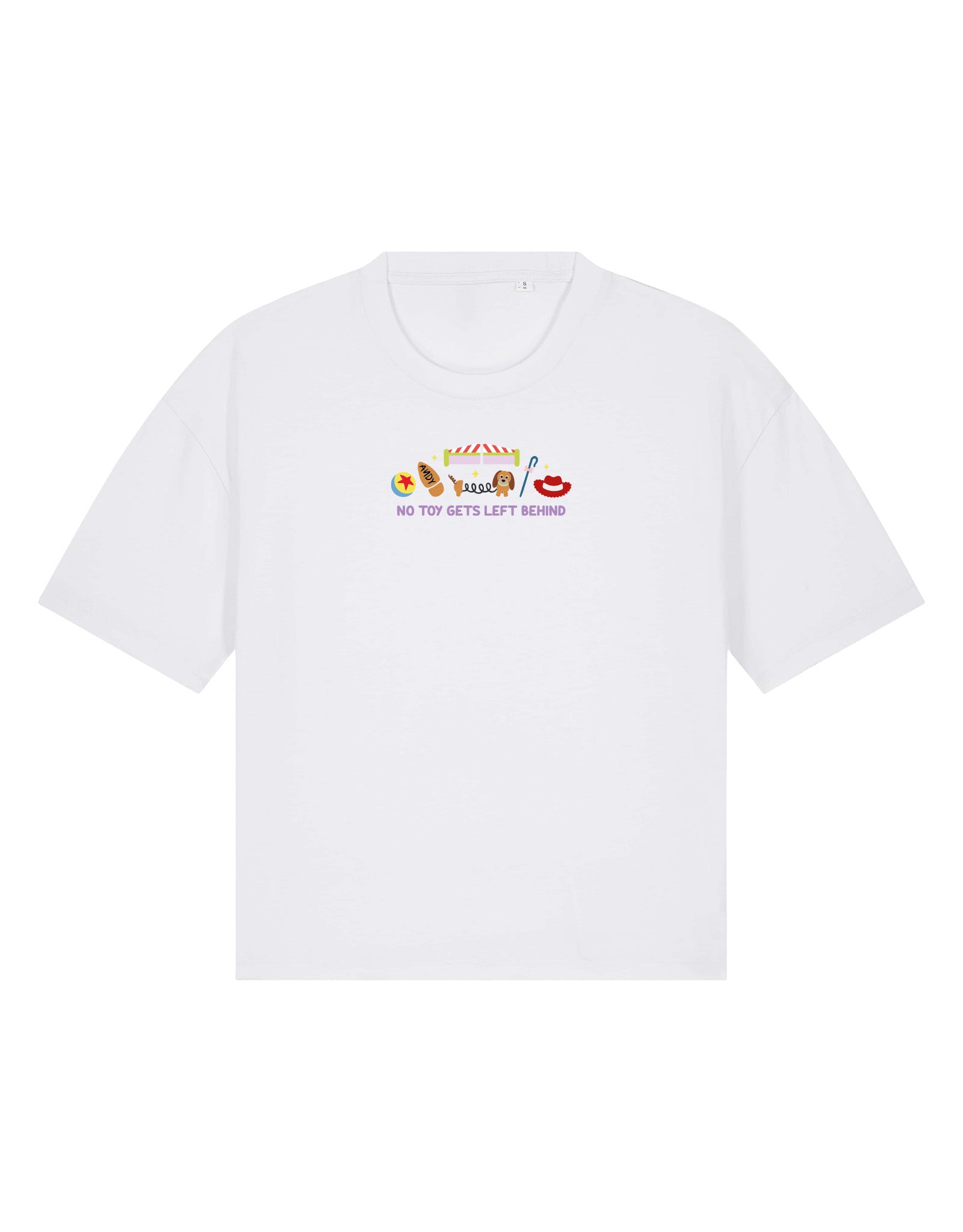 Toys Embroidered Boxy Organic Cotton Tee