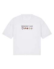 Breakfast Club Embroidered Boxy Organic Cotton Tee