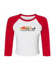 Elf Embroidered Micro Rib 3/4 Sleeve Tee