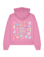 90s Baby Printed Boxy Organic Cotton Hoodie