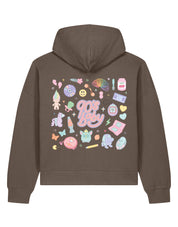 90s Baby Printed Boxy Organic Cotton Hoodie
