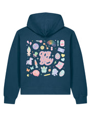 90s Baby Printed Boxy Organic Cotton Hoodie
