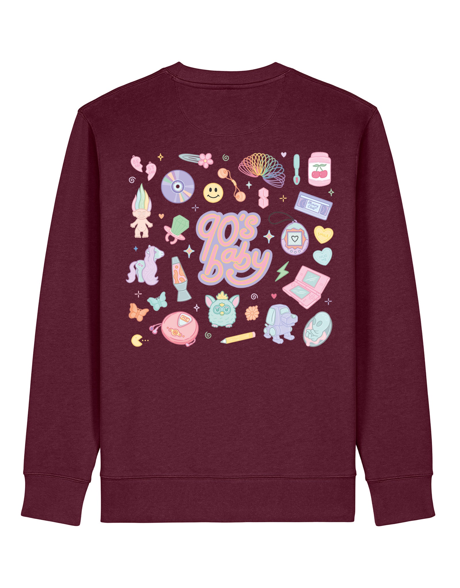 90s Baby Printed Organic Cotton Sweatshirt