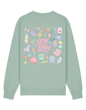 90s Baby Printed Organic Cotton Sweatshirt