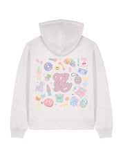 90s Baby Printed Boxy Organic Cotton Hoodie