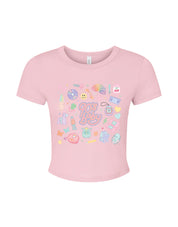 90s Baby Printed Micro Rib Baby Tee