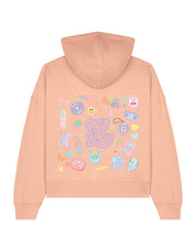 90s Baby Printed Boxy Organic Cotton Hoodie