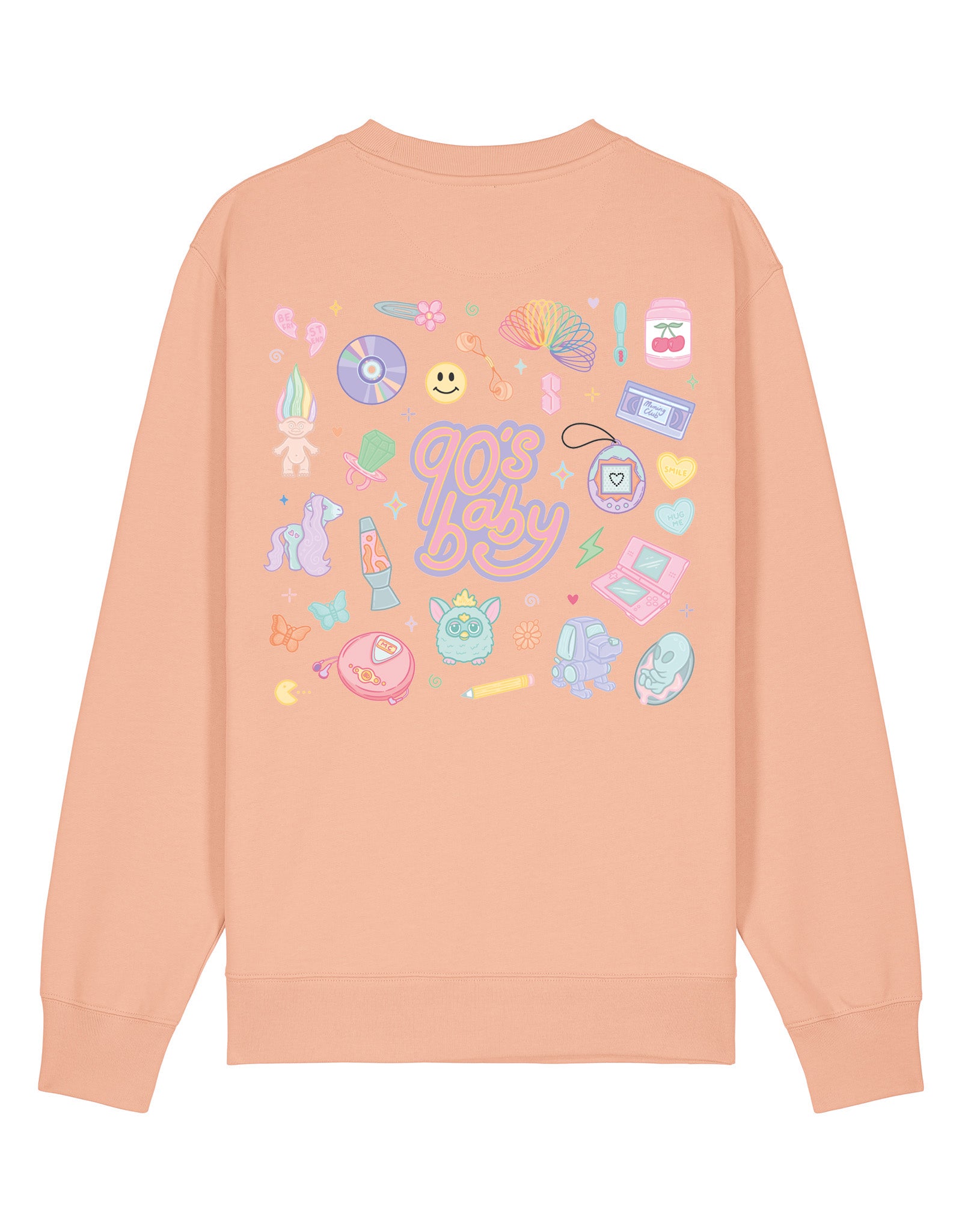 90s Baby Printed Organic Cotton Sweatshirt