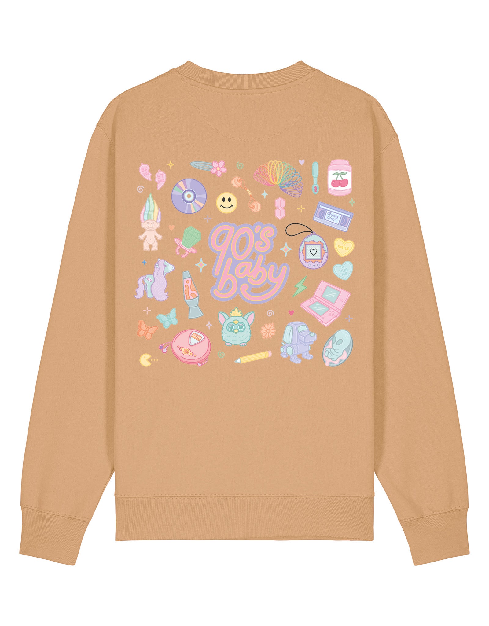 90s Baby Printed Organic Cotton Sweatshirt