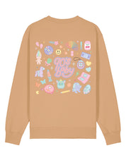 90s Baby Printed Organic Cotton Sweatshirt