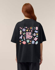 90s Baby Printed Oversized Organic Cotton Tee