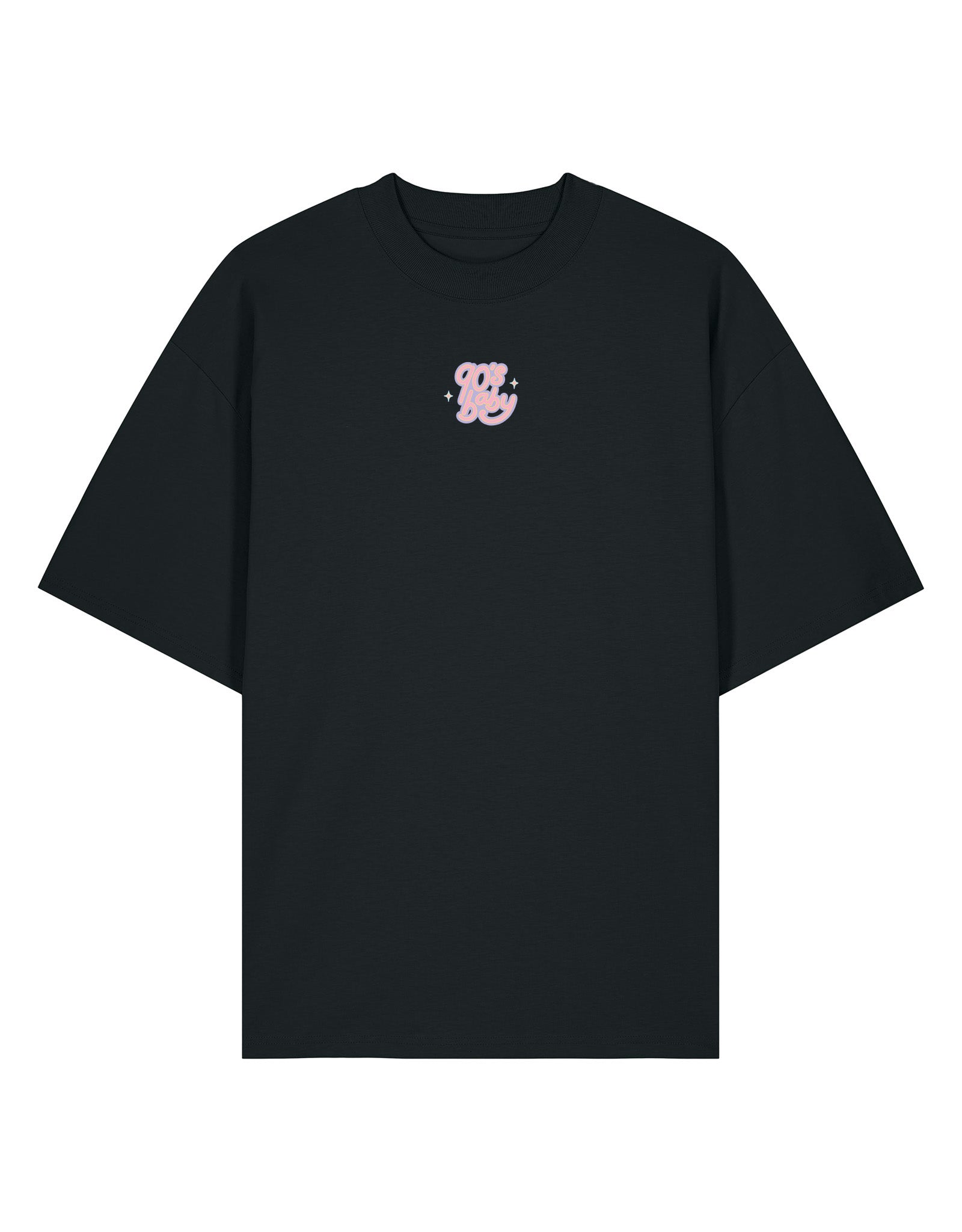 90s Baby Printed Oversized Organic Cotton Tee