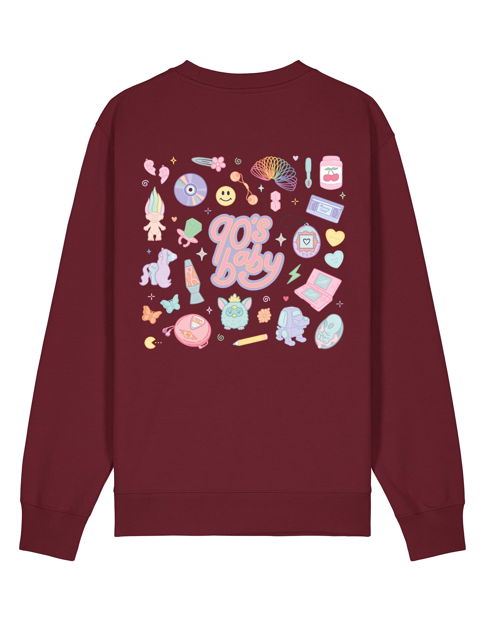 90s Baby Printed Organic Cotton Sweatshirt