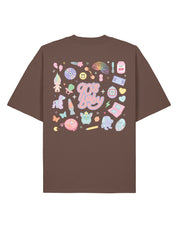 90s Baby Printed Oversized Organic Cotton Tee