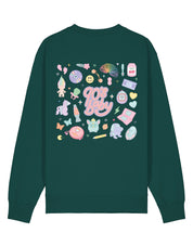 90s Baby Printed Organic Cotton Sweatshirt