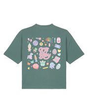 90s Baby Printed Boxy Organic Cotton Tee