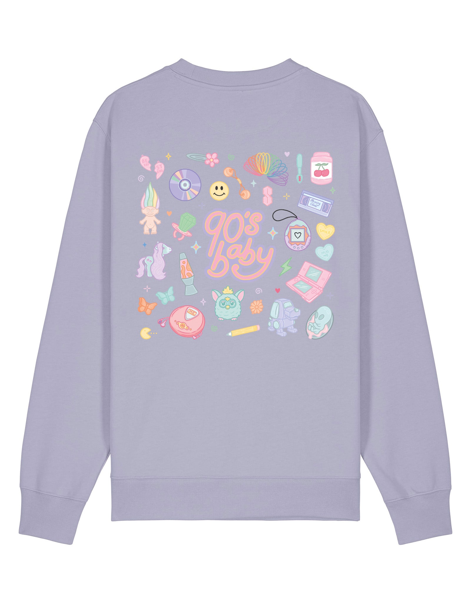 90s Baby Printed Organic Cotton Sweatshirt