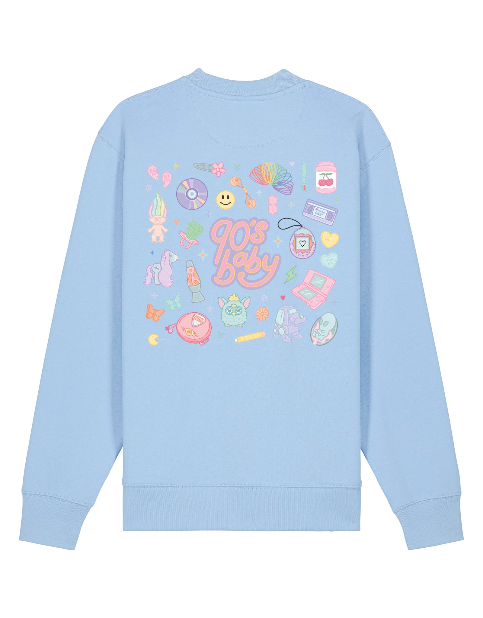 90s Baby Printed Organic Cotton Sweatshirt