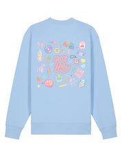 90s Baby Printed Organic Cotton Sweatshirt