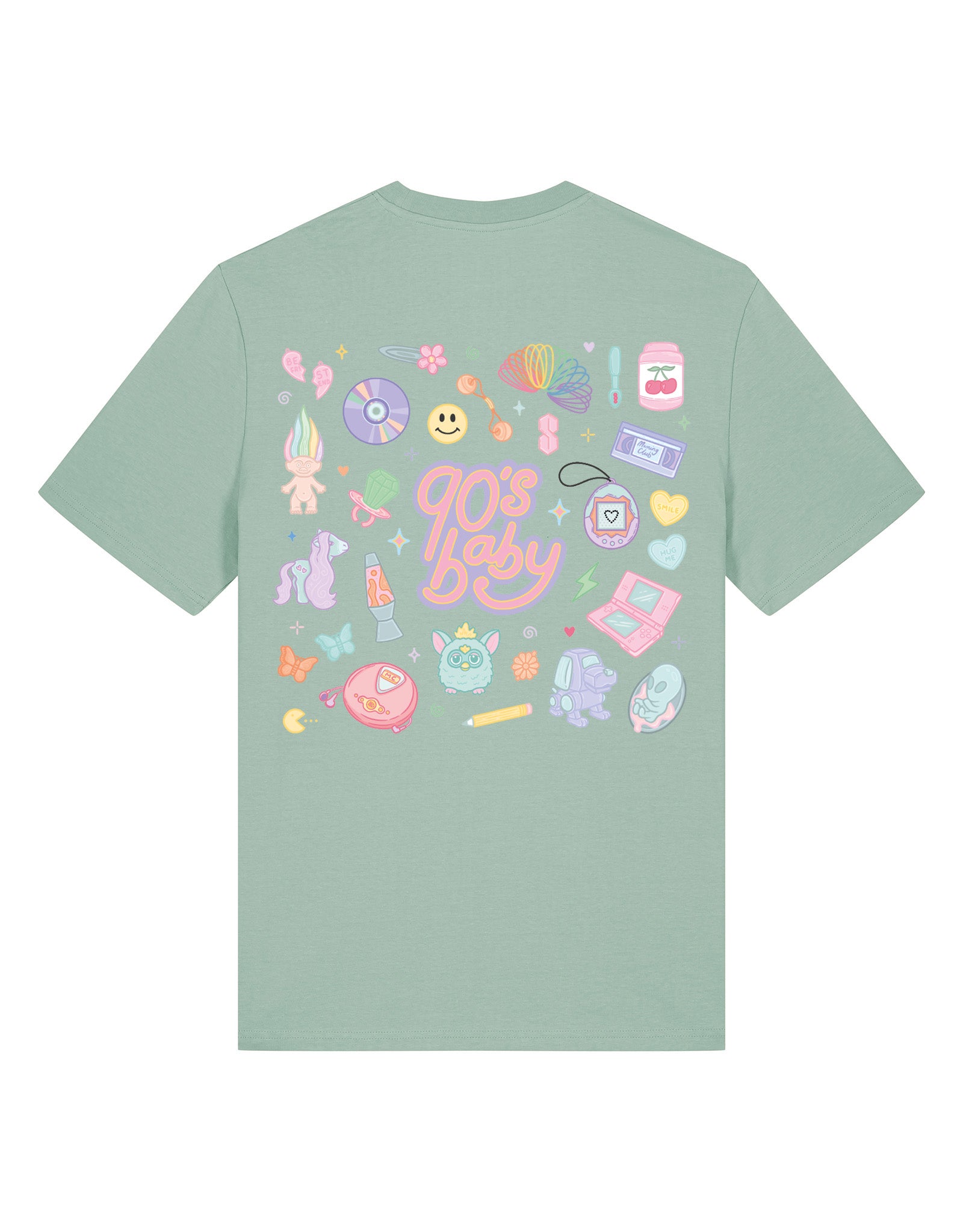 90s Baby Printed Organic Cotton T-Shirt