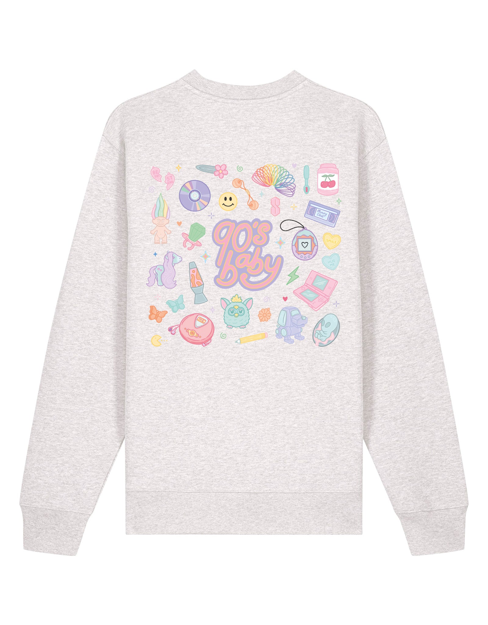 90s Baby Printed Organic Cotton Sweatshirt