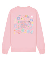 90s Baby Printed Organic Cotton Sweatshirt