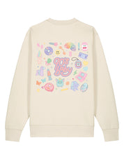 90s Baby Printed Organic Cotton Sweatshirt