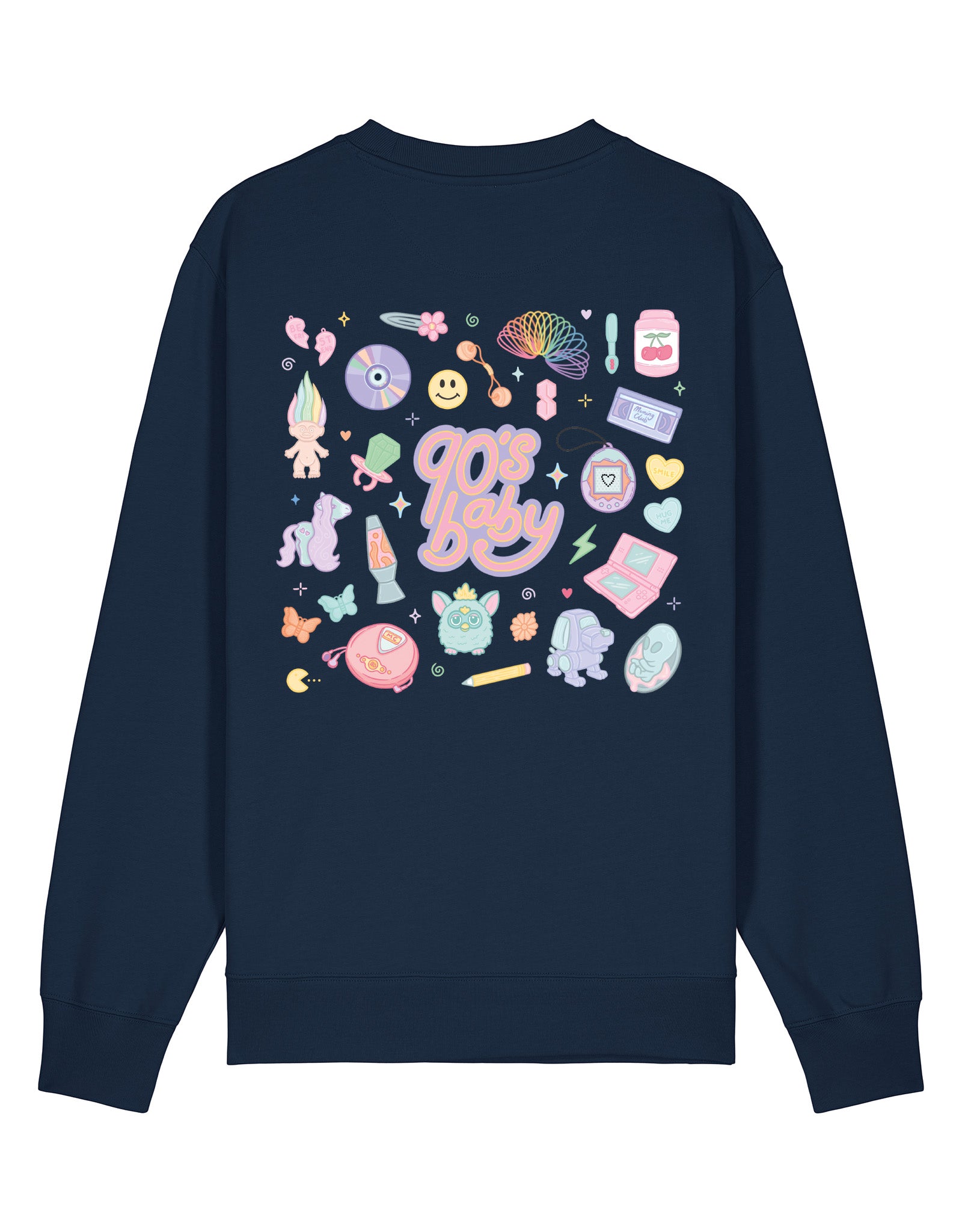 90s Baby Printed Organic Cotton Sweatshirt