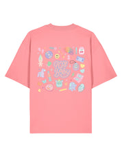 90s Baby Printed Oversized Organic Cotton Tee