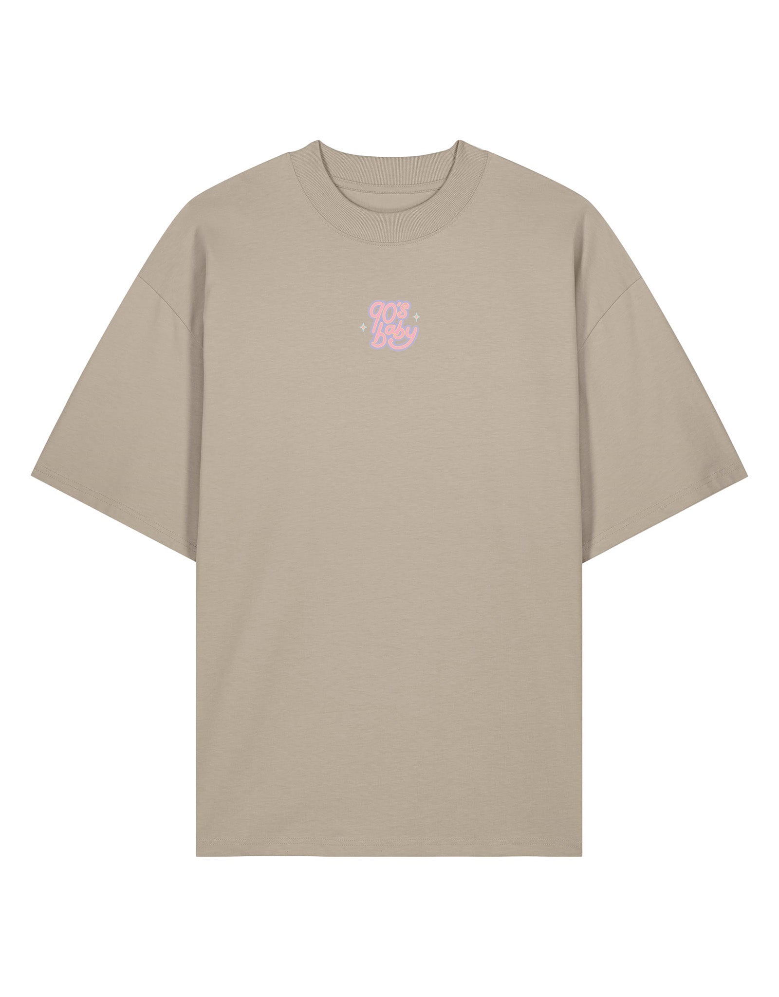 90s Baby Printed Oversized Organic Cotton Tee