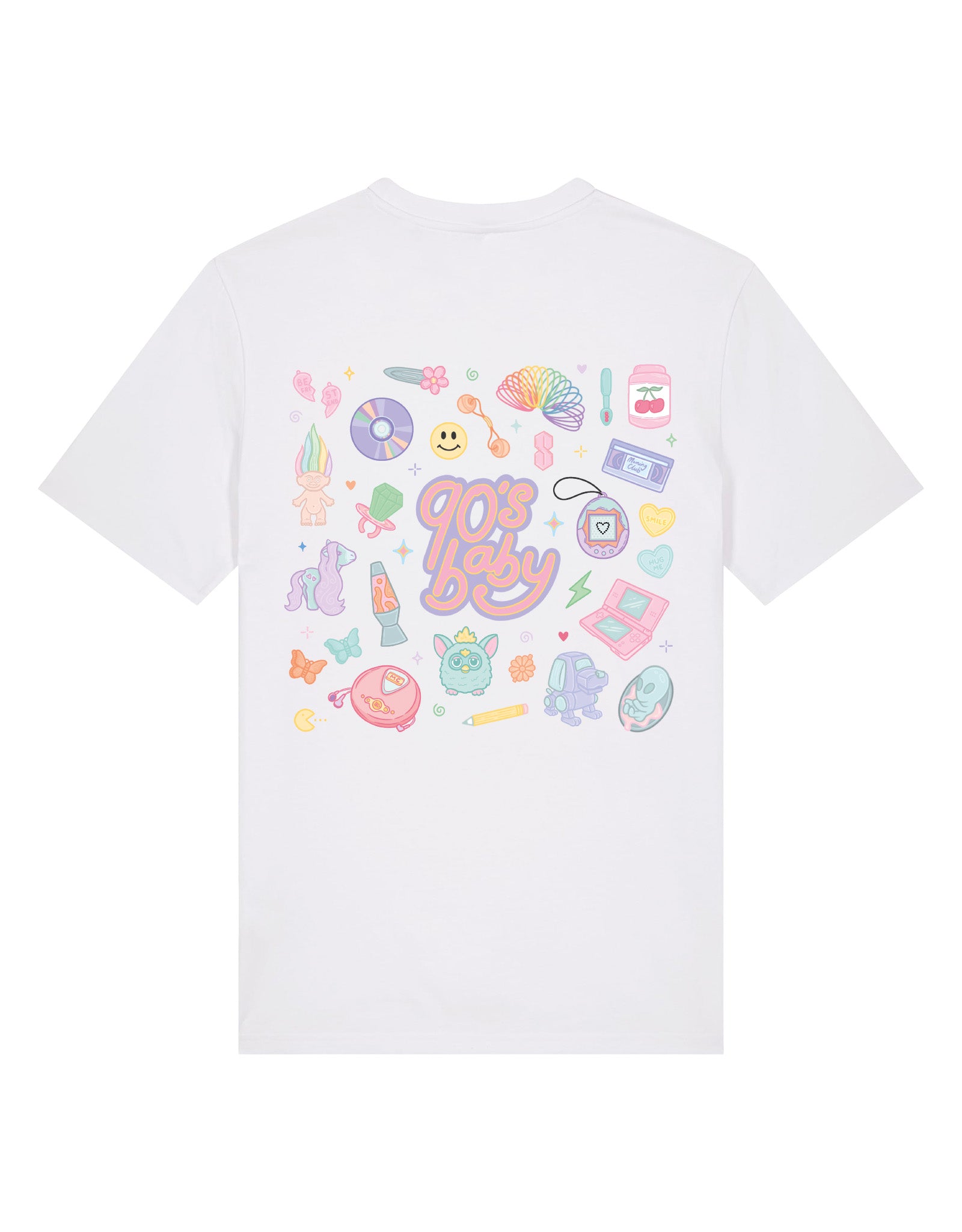 90s Baby Printed Organic Cotton T-Shirt
