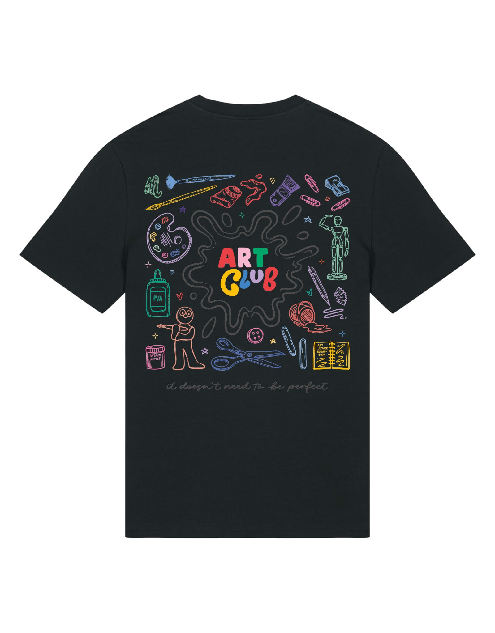 Art Club Printed Organic Cotton T-Shirt