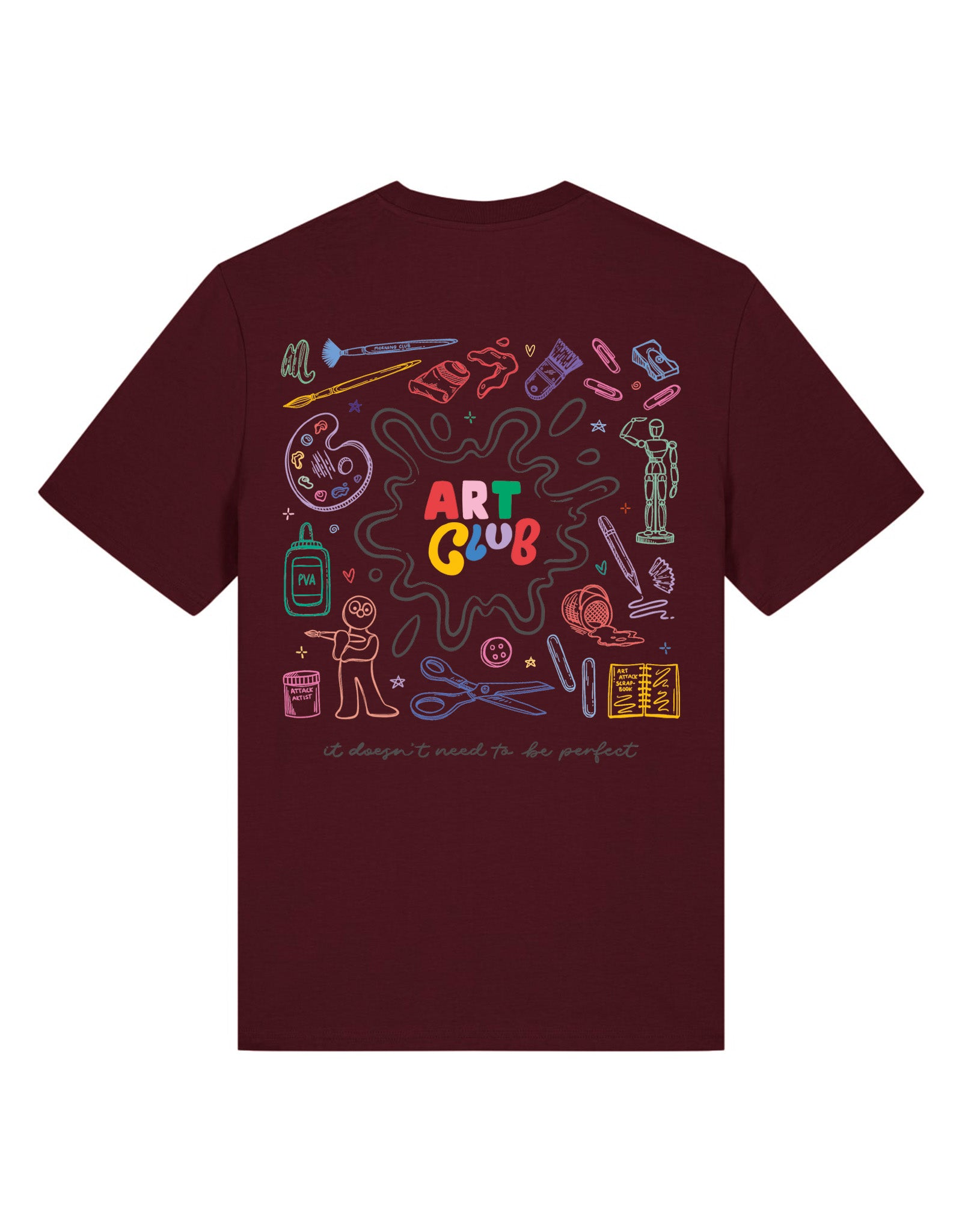 Art Club Printed Organic Cotton T-Shirt