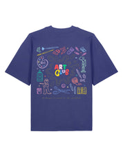 Art Club Printed Oversized Organic Cotton Tee