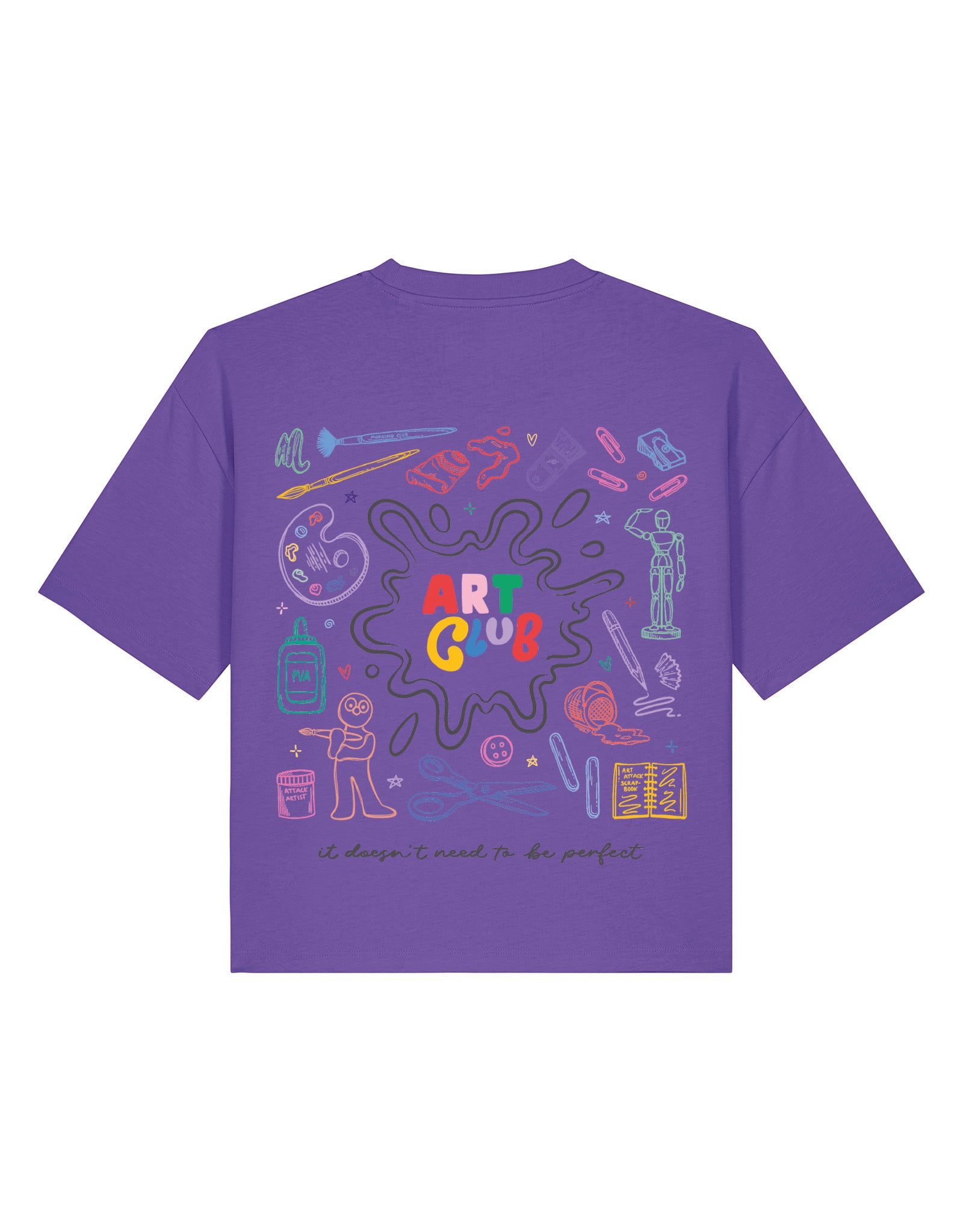 Art Club Boxy Organic Cotton Tee