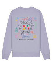 Art Club Printed Organic Cotton Sweatshirt