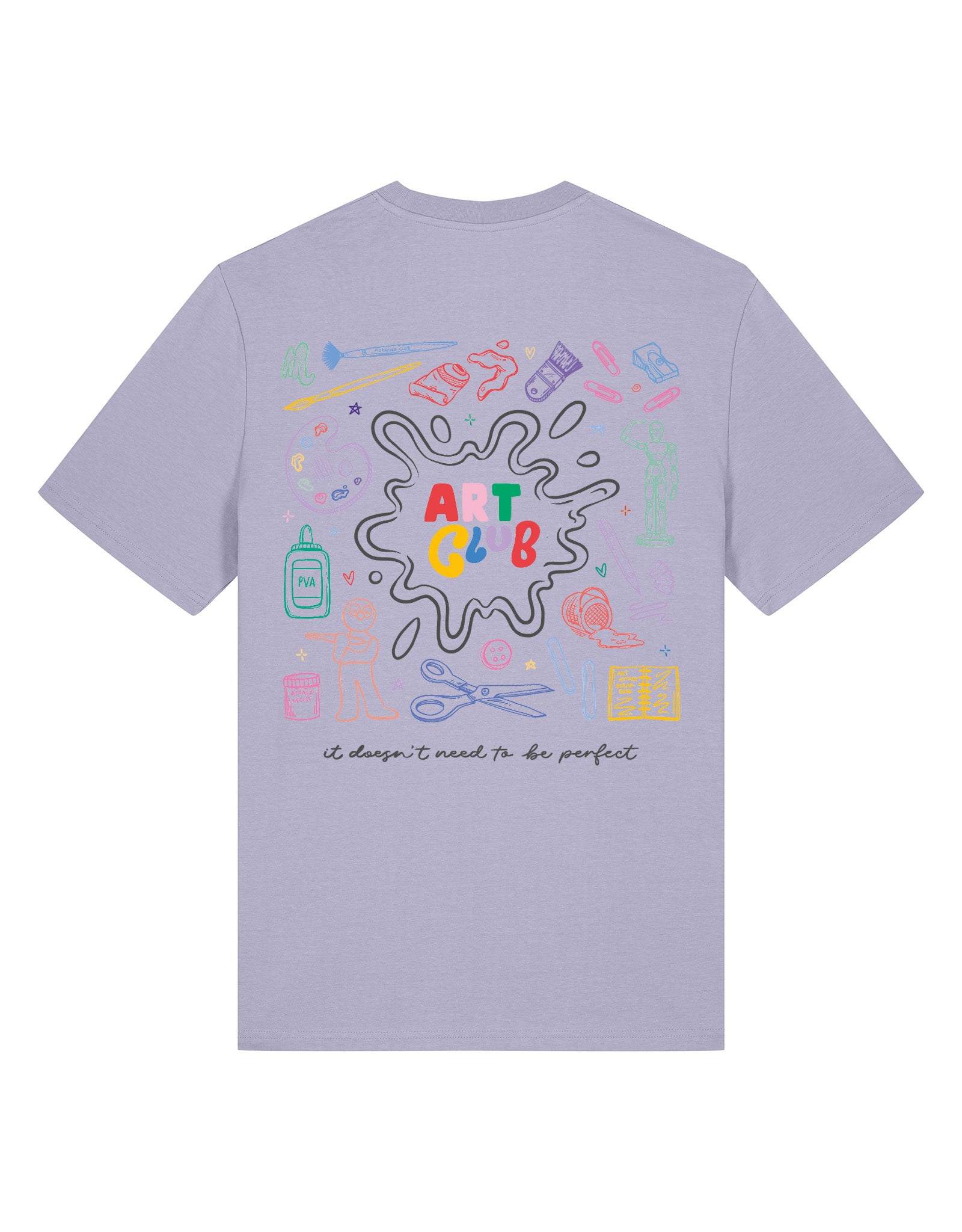 Art Club Printed Organic Cotton T-Shirt