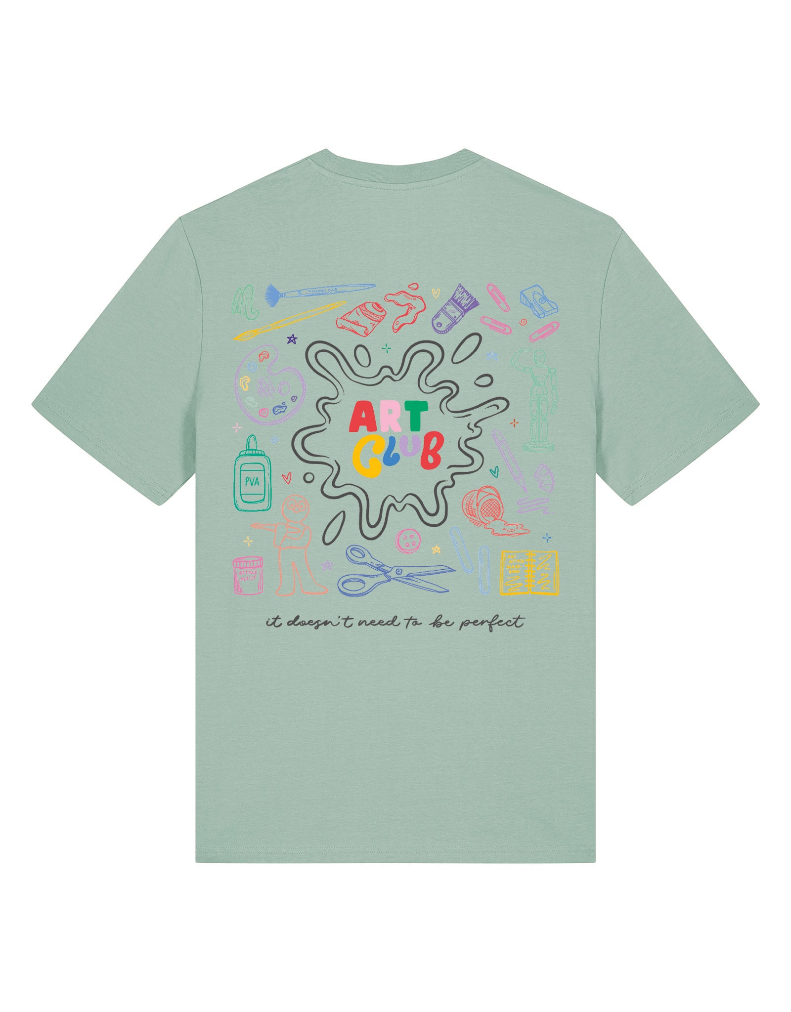 Art Club Printed Organic Cotton T-Shirt