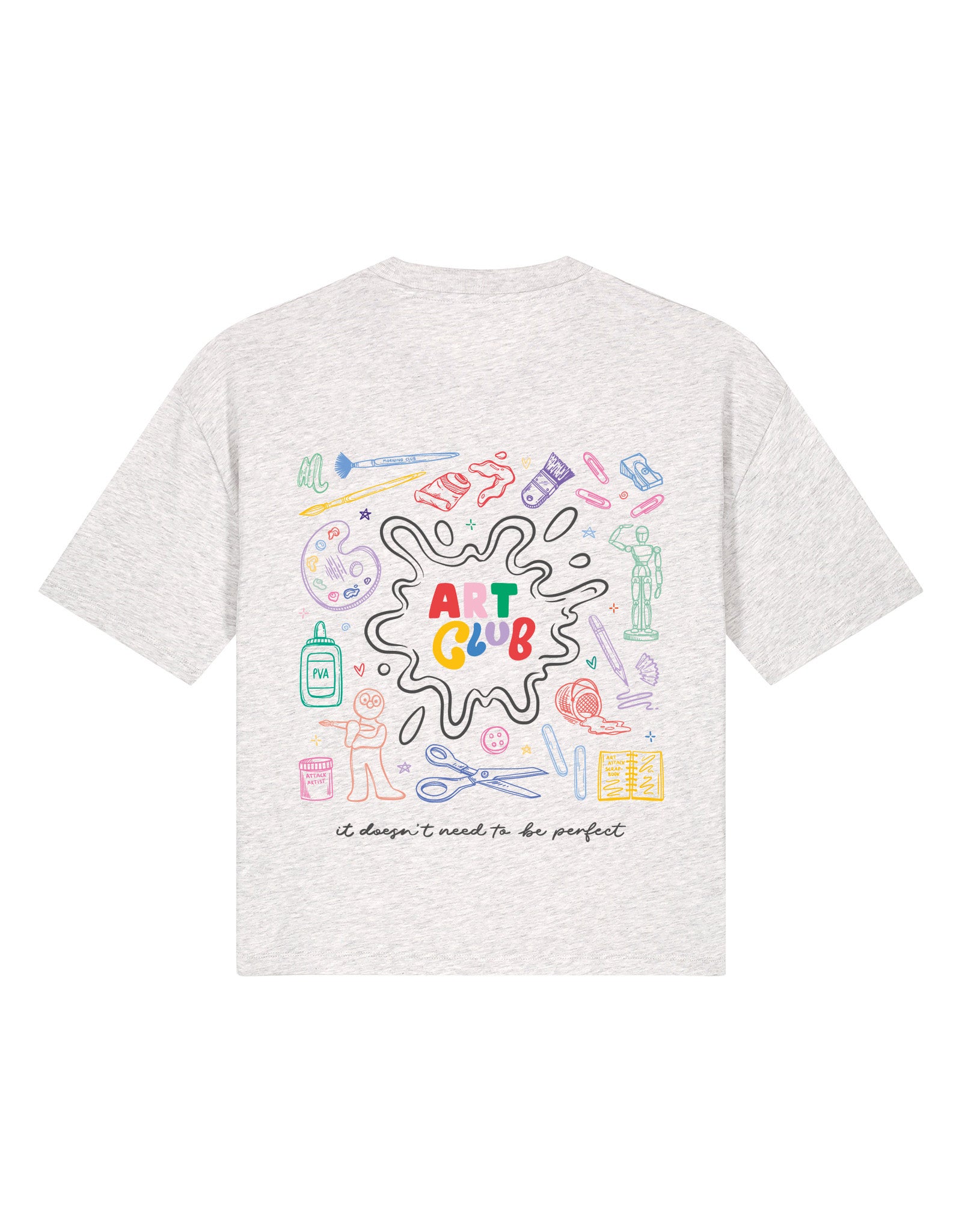 Art Club Boxy Organic Cotton Tee