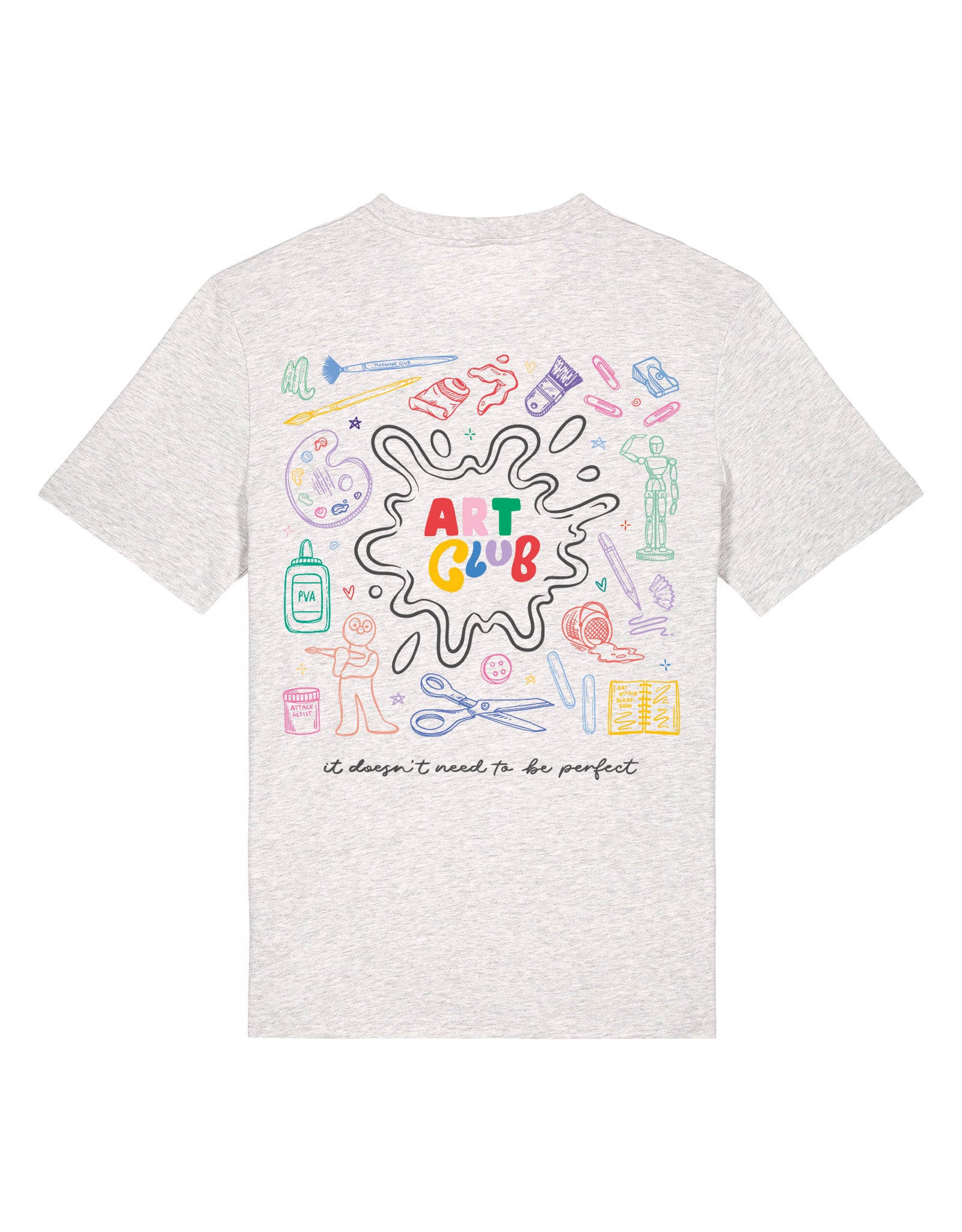 Art Club Printed Organic Cotton T-Shirt
