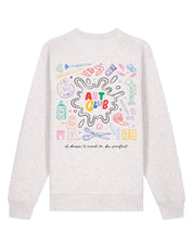 Art Club Printed Organic Cotton Sweatshirt