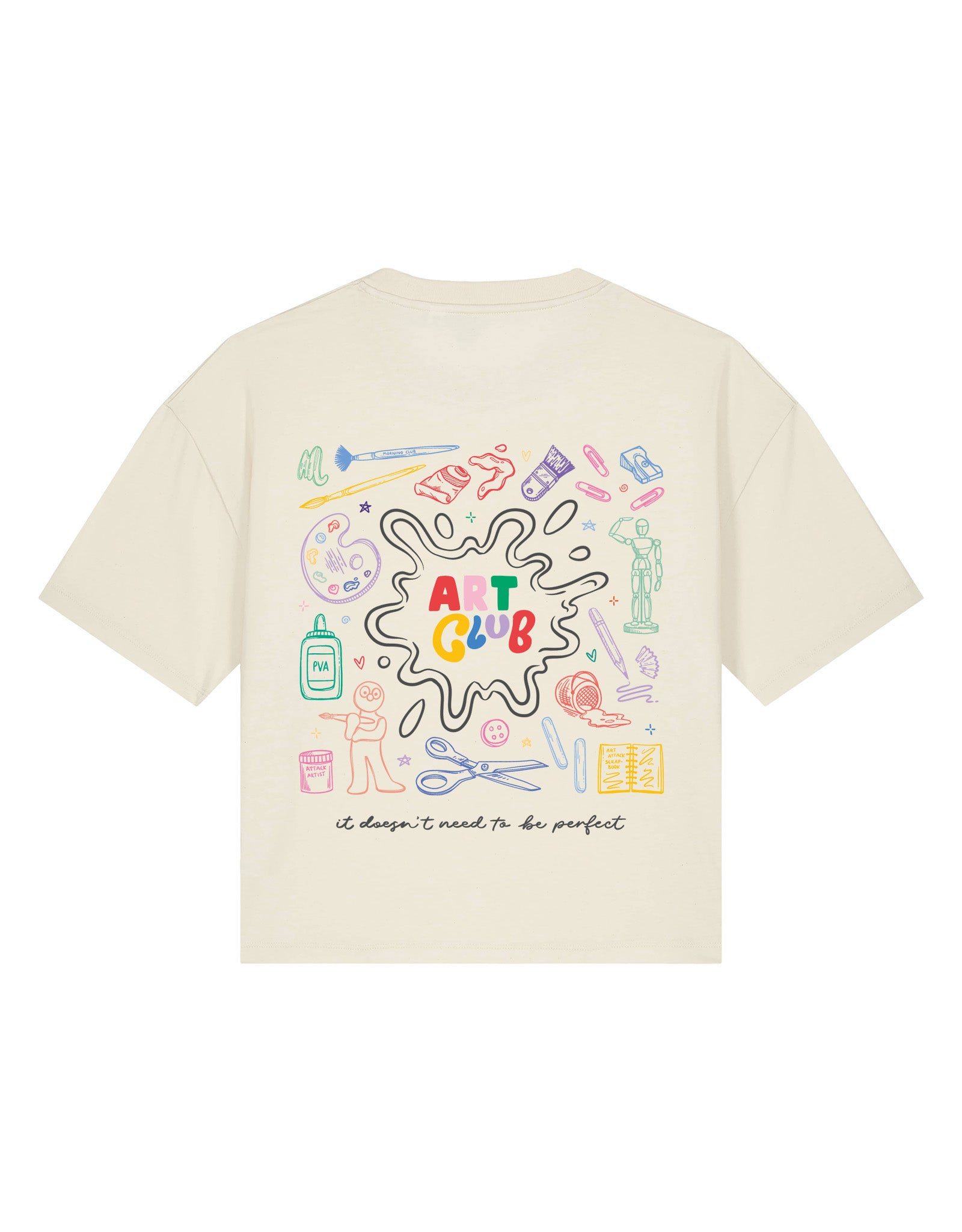 Art Club Boxy Organic Cotton Tee