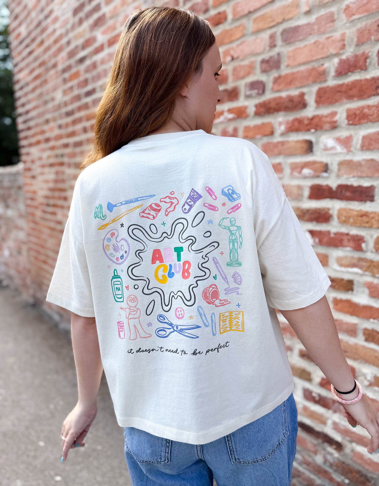 Art Club Boxy Organic Cotton Tee