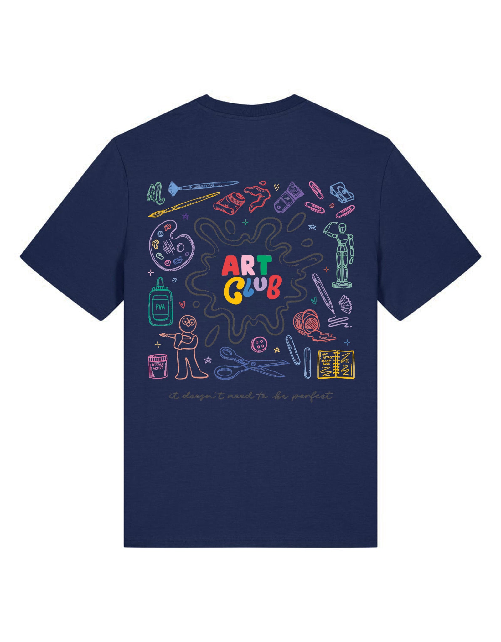 Art Club Printed Organic Cotton T-Shirt